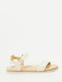 – Klettsandalen aus Elchleder Cremeweiß-Truman's Hot