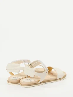 – Klettsandalen aus Elchleder Cremeweiß-Truman's Hot