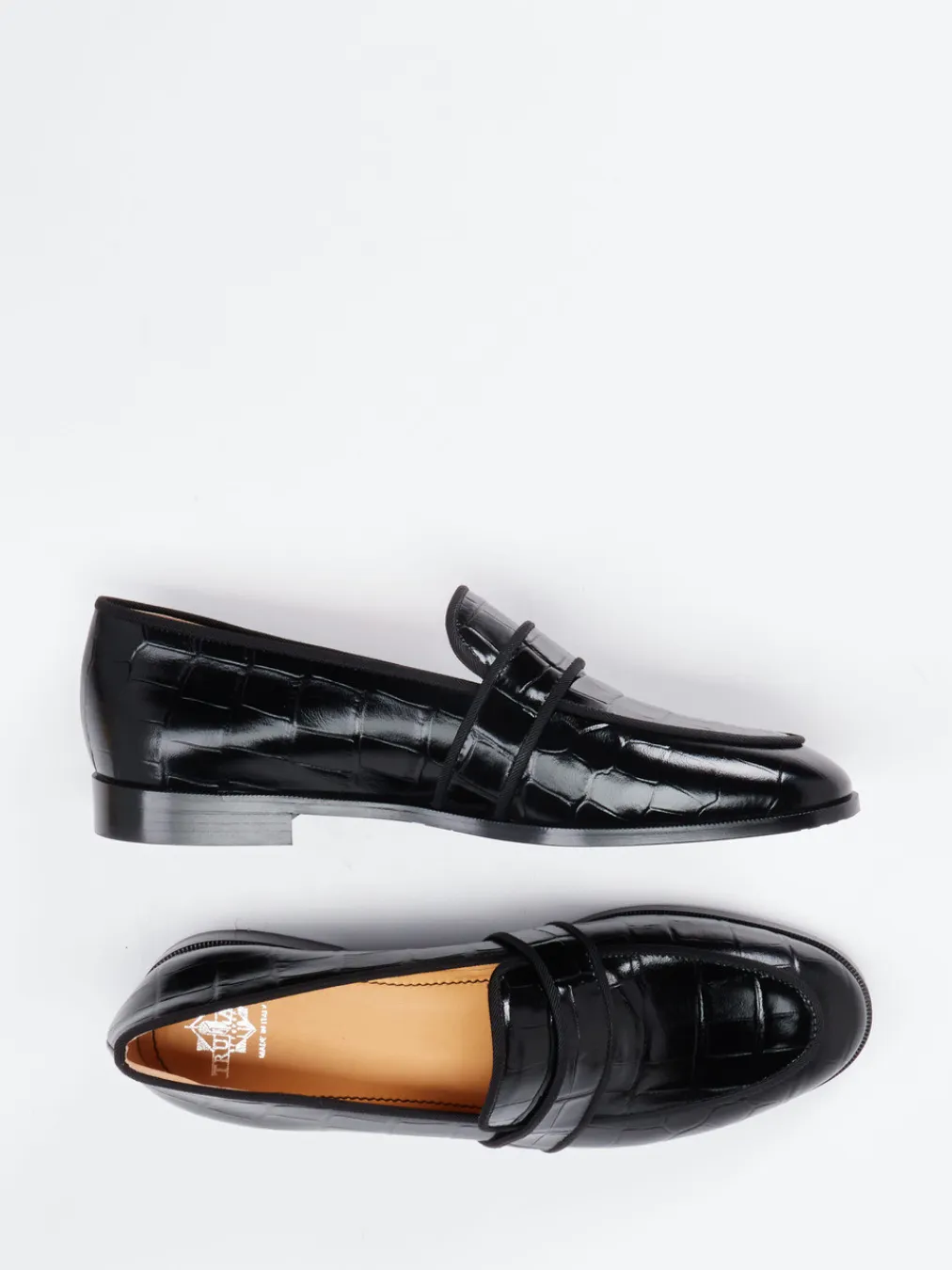 – Loafer aus geprägtem Leder-Truman's New