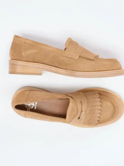 – Loafer aus Veloursleder sandbeige-Truman's Best