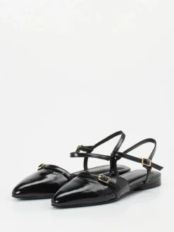 – Riemchen-Ballerinas aus Lackleder-Truman's Discount