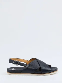 – Riemchensandale aus Hirschleder Dunkel-Truman's New