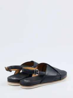 – Riemchensandale aus Hirschleder Dunkel-Truman's New