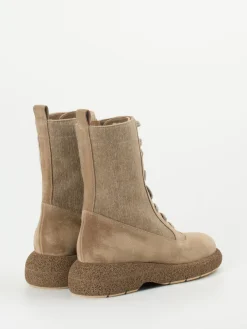 – Schnürboots aus Veloursleder sandbeige-Truman's Clearance