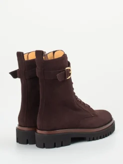 – Schnürboots aus Veloursleder dunkel-Truman's Hot