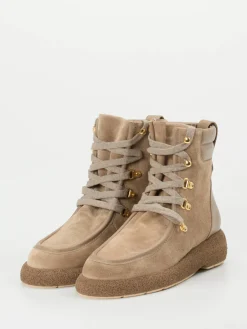 – Schnürstiefelette aus Veloursleder-Truman's Hot