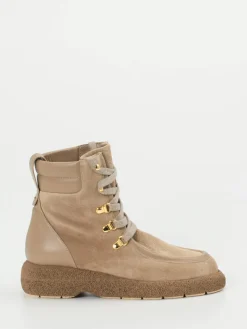 – Schnürstiefelette aus Veloursleder-Truman's Hot