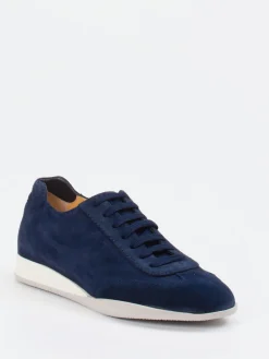 – Sneaker aus Veloursleder Dunkel-Truman's Clearance