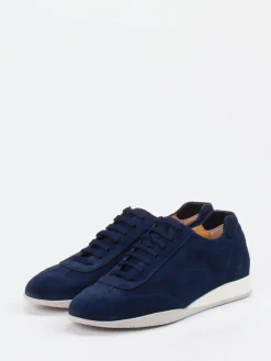 – Sneaker aus Veloursleder Dunkel-Truman's Clearance