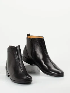 – Stiefelette aus glänzendem Lammleder-Truman's Best