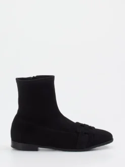 – Stiefeletten aus Veloursleder-Truman's Sale