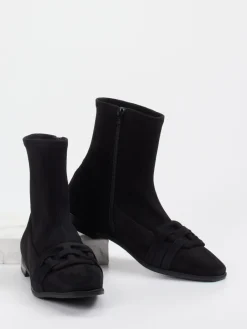 – Stiefeletten aus Veloursleder-Truman's Sale