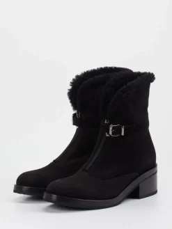 – Stiefeletten aus Veloursleder-Truman's Hot