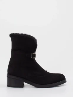 – Stiefeletten aus Veloursleder-Truman's Hot