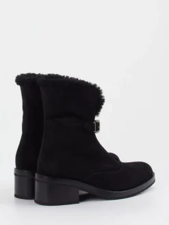 – Stiefeletten aus Veloursleder-Truman's Hot