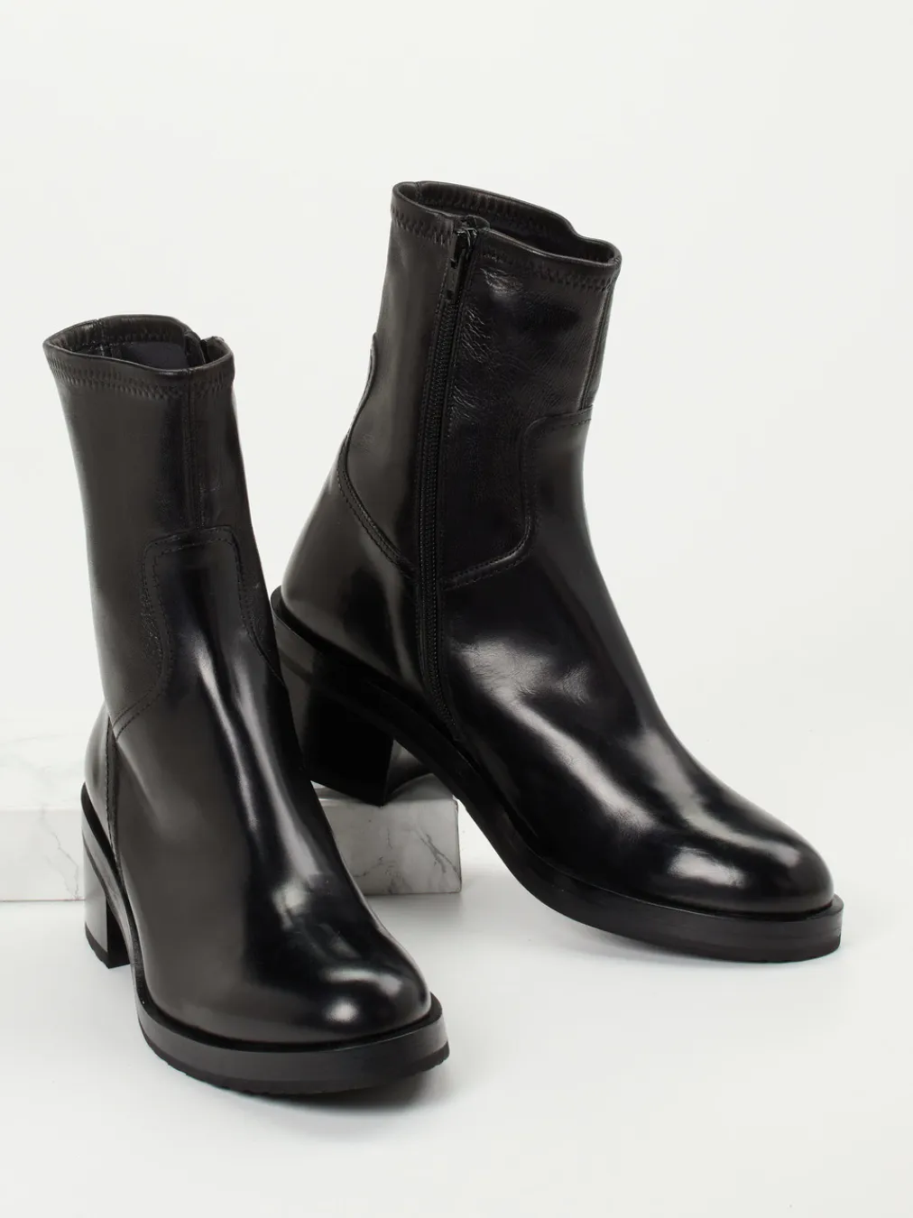 – Stiefeletten aus Kalbleder glänzend-Truman's