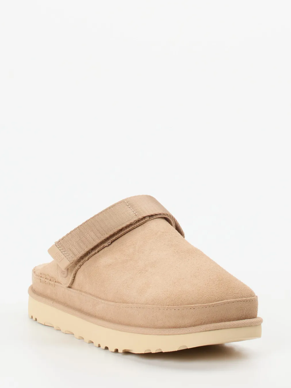 – Hausschuh-Clog aus Veloursleder braun-UGG Online