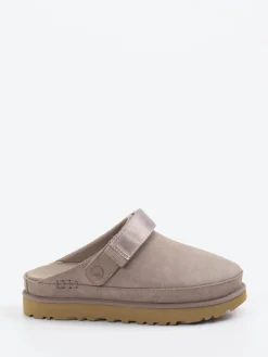 – Pantolette aus Veloursleder in Taupe-UGG