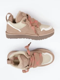 – Sneaker aus Veloursleder und Textil-UGG Clearance