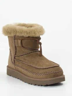 – Stiefelette aus Veloursleder camel-UGG Clearance