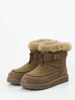– Stiefelette aus Veloursleder camel-UGG Clearance