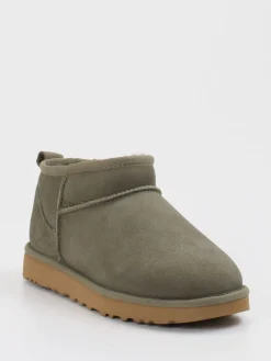 – Stiefelette aus Veloursleder oliv-UGG Hot