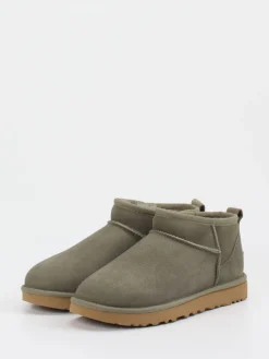 – Stiefelette aus Veloursleder oliv-UGG Hot