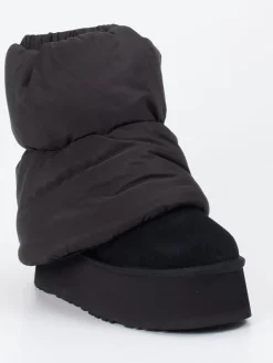 – Stiefelette aus Veloursleder und Nylon-UGG Online