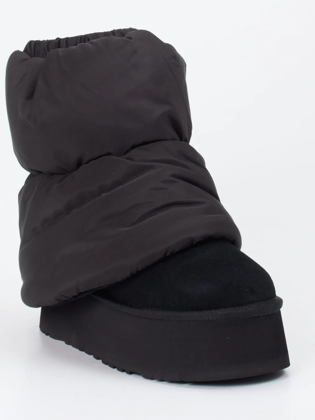 – Stiefelette aus Veloursleder und Nylon-UGG Online