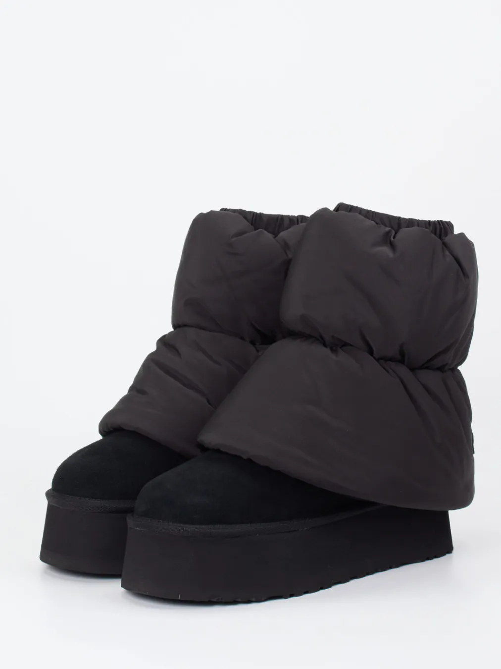 – Stiefelette aus Veloursleder und Nylon-UGG Online