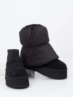 – Stiefelette aus Veloursleder und Nylon-UGG Online