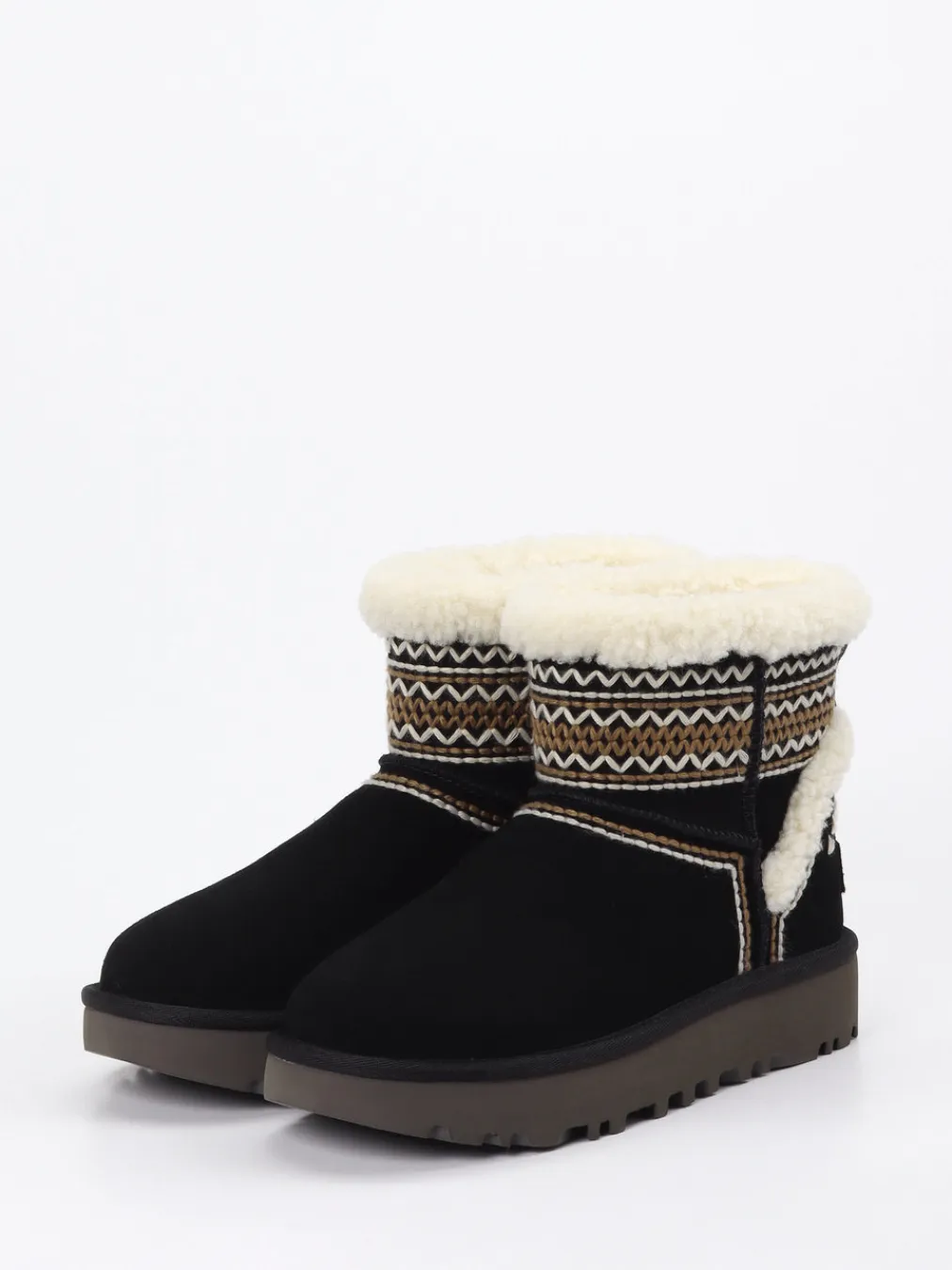 – Stiefeletten aus Veloursleder mit Lammfell-UGG Clearance