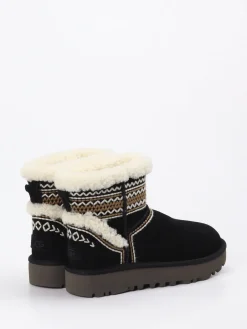 – Stiefeletten aus Veloursleder mit Lammfell-UGG Clearance