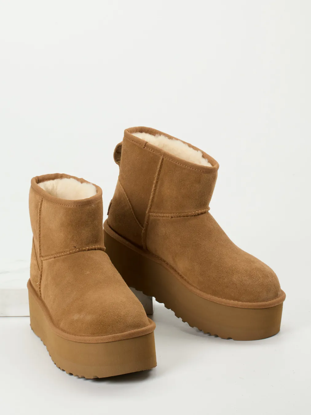 – Stiefeletten aus Veloursleder karamell-UGG New