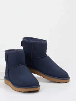 – Winterboots aus Veloursleder Dunkel-UGG Hot
