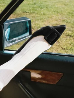 – Pumps aus Veloursleder-Unützer Sale