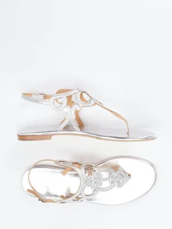 – Zehentrenner-Sandalen aus Lackleder-Unützer Online