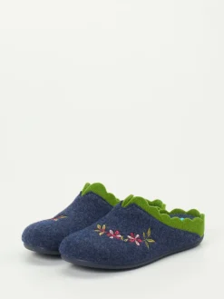 – Filzpantoffeln aus Filz in Dunkel-Varomed