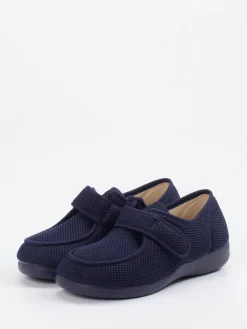 – Hausschuh aus Textil in Dunkel-Varomed