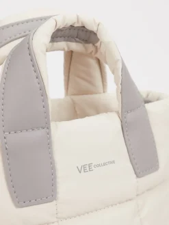 – Handtasche aus Steppnylon creme-VeeCollective Berlin Outlet