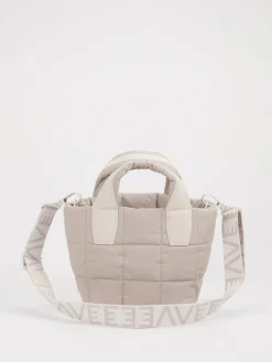 – Mini Tote Bag aus Nylon taupe-VeeCollective Berlin New