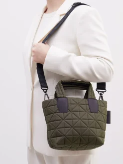 – Mini Tote Bag aus Nylon oliv-VeeCollective Berlin Best