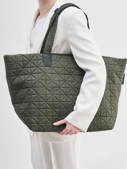 – Shopper aus Textil in Oliv-VeeCollective Berlin Outlet