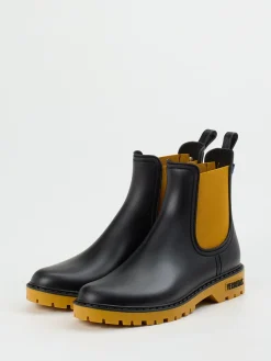 – Chelsea Boots aus Synthetik -Senfgelb-Verbenas Sale