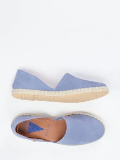 – Espadrilles aus Veloursleder Lavendel-Verbenas Outlet