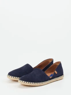 – Espadrilles aus Veloursleder Dunkel-Verbenas Hot