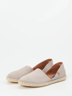 – Espadrilles aus Veloursleder in Helltaupe-Verbenas Best