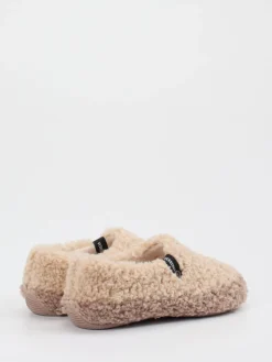 – Slipper aus Textil mit Kunstfellstruktur-Verbenas Clearance