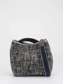 – Bucket Bag aus Textil in Bouclé-Optik-Viamailbag New