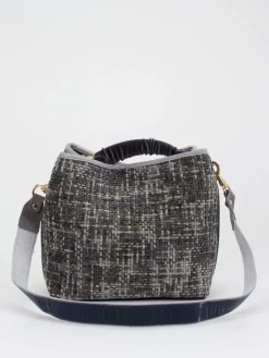 – Bucket Bag aus Textil in Bouclé-Optik-Viamailbag New